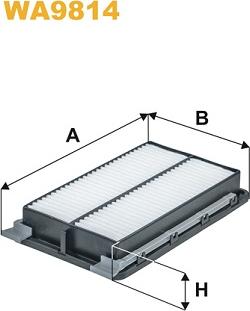 WIX Filters WA9814 - Воздушный фильтр parts5.com