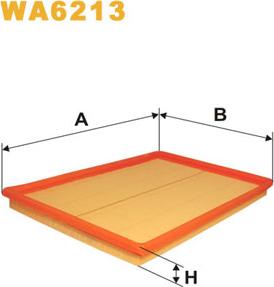 WIX Filters WA6213 - Воздушный фильтр parts5.com