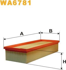 WIX Filters WA6781 - Воздушный фильтр parts5.com