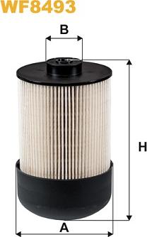 WIX Filters WF8493 - Топливный фильтр parts5.com