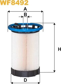 WIX Filters WF8492 - Топливный фильтр parts5.com