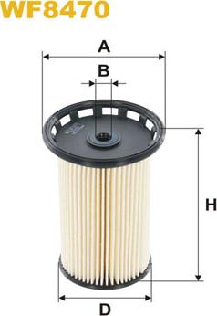 WIX Filters WF8470 - Топливный фильтр parts5.com