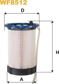 WIX Filters WF8512 - Топливный фильтр parts5.com