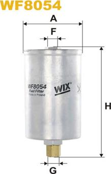 WIX Filters WF8054 - Топливный фильтр parts5.com