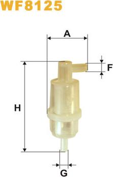 WIX Filters WF8125 - Топливный фильтр parts5.com