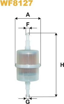 WIX Filters WF8127 - Топливный фильтр parts5.com