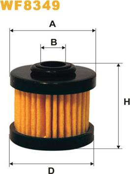 WIX Filters WF8349 - Топливный фильтр parts5.com