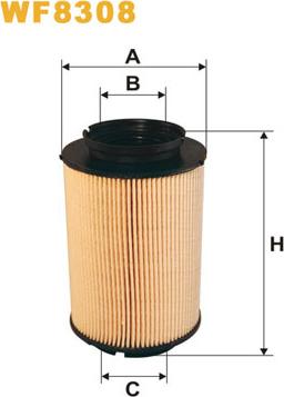 WIX Filters WF8308 - Топливный фильтр parts5.com