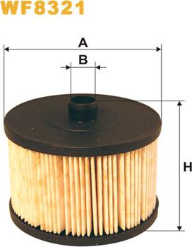 WIX Filters WF8321 - Топливный фильтр parts5.com