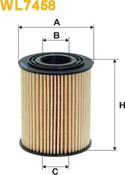 WIX Filters WL7458 - Масляный фильтр parts5.com