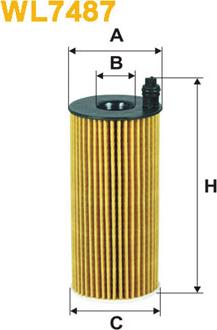 WIX Filters WL7487 - Масляный фильтр parts5.com