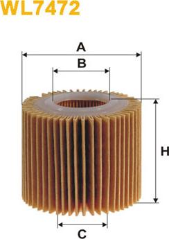 WIX Filters WL7472 - Масляный фильтр parts5.com