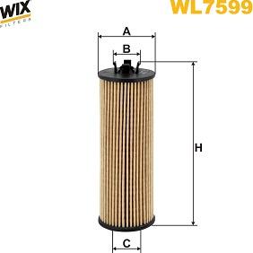 WIX Filters WL7599 - Масляный фильтр parts5.com