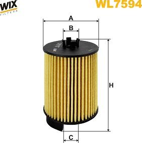 WIX Filters WL7594 - Масляный фильтр parts5.com