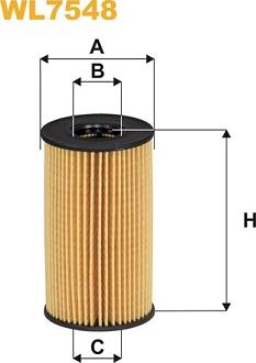 WIX Filters WL7548 - Масляный фильтр parts5.com