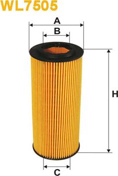 WIX Filters WL7505 - Масляный фильтр parts5.com