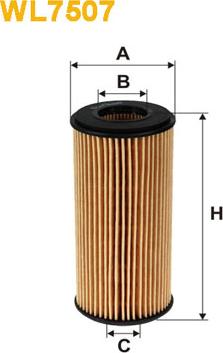 WIX Filters WL7507 - Масляный фильтр parts5.com