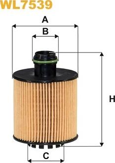 WIX Filters WL7539 - Масляный фильтр parts5.com