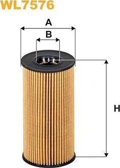 WIX Filters WL7576 - Масляный фильтр parts5.com