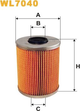 WIX Filters WL7040 - Масляный фильтр parts5.com