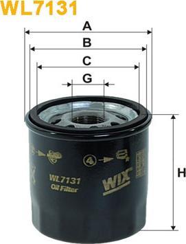 WIX Filters WL7131 - Oil Filter parts5.com