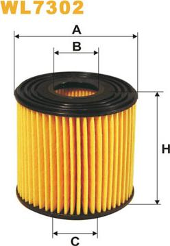 WIX Filters WL7302 - Масляный фильтр parts5.com