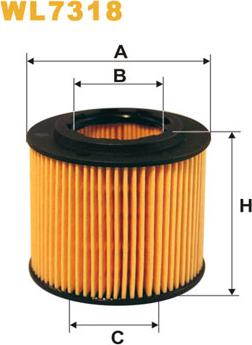 WIX Filters WL7318 - Масляный фильтр parts5.com