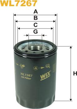 WIX Filters WL7267 - Масляный фильтр parts5.com