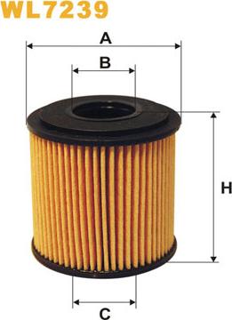 WIX Filters WL7239 - Масляный фильтр parts5.com