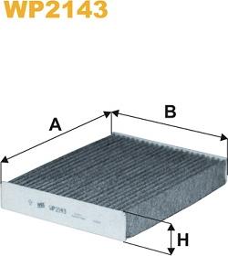 WIX Filters WP2143 - Filter, interior air parts5.com