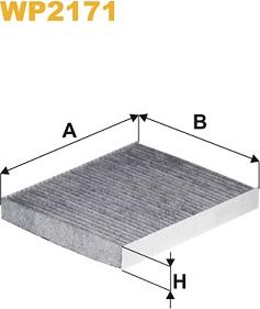 WIX Filters WP2171 - Фильтр воздуха в салоне parts5.com