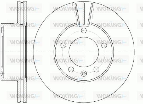 Kamoka 1032544 - Тормозной диск parts5.com