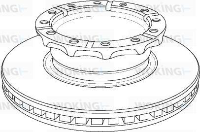 SBP 02-IV003 - Тормозной диск parts5.com