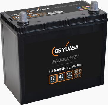 Yuasa HJ-S46B24L(S) - Стартерная аккумуляторная батарея, АКБ parts5.com