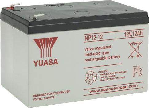 Yuasa NP1.2-12 - Стартерная аккумуляторная батарея, АКБ parts5.com