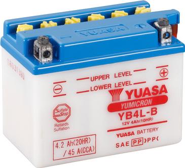 Yuasa YB4L-B(CP) - Стартерная аккумуляторная батарея, АКБ parts5.com