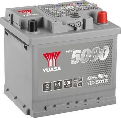 Yuasa YBX5012 - Стартерная аккумуляторная батарея, АКБ parts5.com