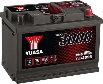 Yuasa YBX3096 - Стартерная аккумуляторная батарея, АКБ parts5.com