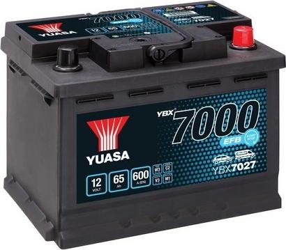Yuasa YBX7027 - Стартерная аккумуляторная батарея, АКБ parts5.com