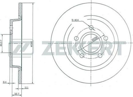 Volvo 31323500 - Тормозной диск parts5.com