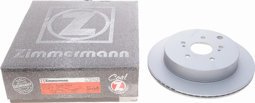 Zimmermann 540.2495.20 - Тормозной диск parts5.com