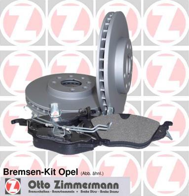 Zimmermann 640.4245.00 - Brake Set, disc brakes parts5.com