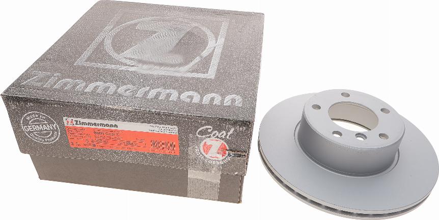 Zimmermann 150.1284.20 - Тормозной диск parts5.com