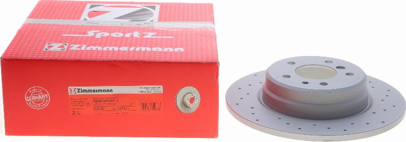 Zimmermann 150.1272.52 - Тормозной диск parts5.com