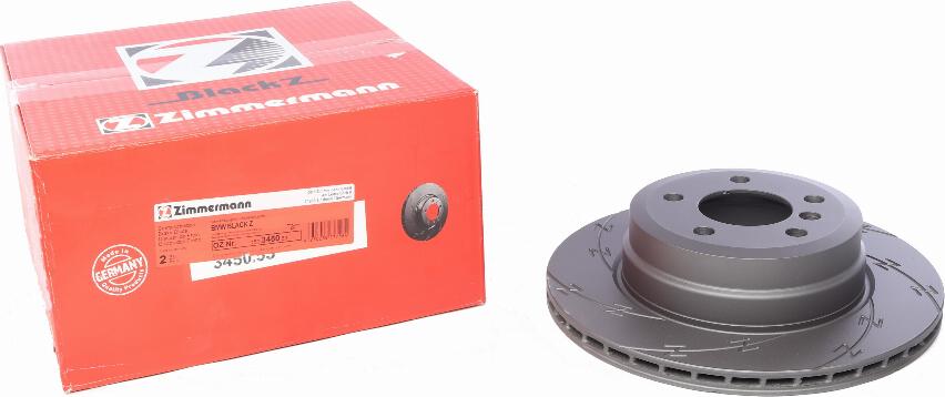 Zimmermann 150.3450.53 - Тормозной диск parts5.com