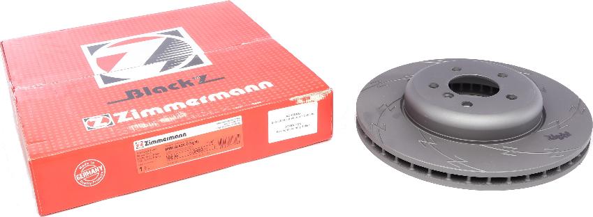 Zimmermann 150.3483.55 - Тормозной диск parts5.com