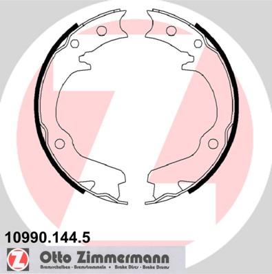 Zimmermann 10990.144.5 - Комплект тормозов, ручник, парковка parts5.com