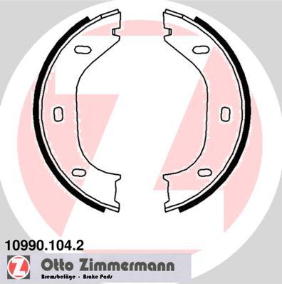 Zimmermann 10990.104.2 - Комплект тормозов, ручник, парковка parts5.com