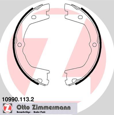 Zimmermann 10990.113.2 - Комплект тормозов, ручник, парковка parts5.com