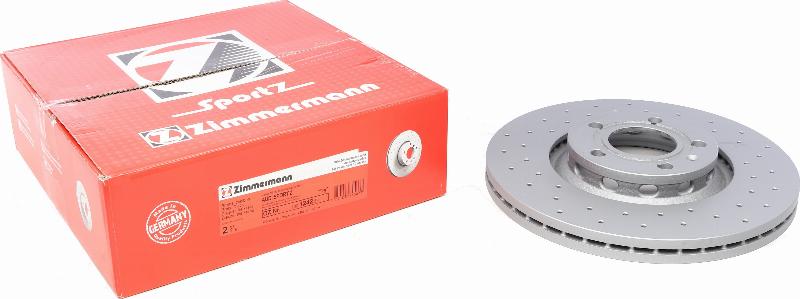 Zimmermann 100.1242.52 - Тормозной диск parts5.com